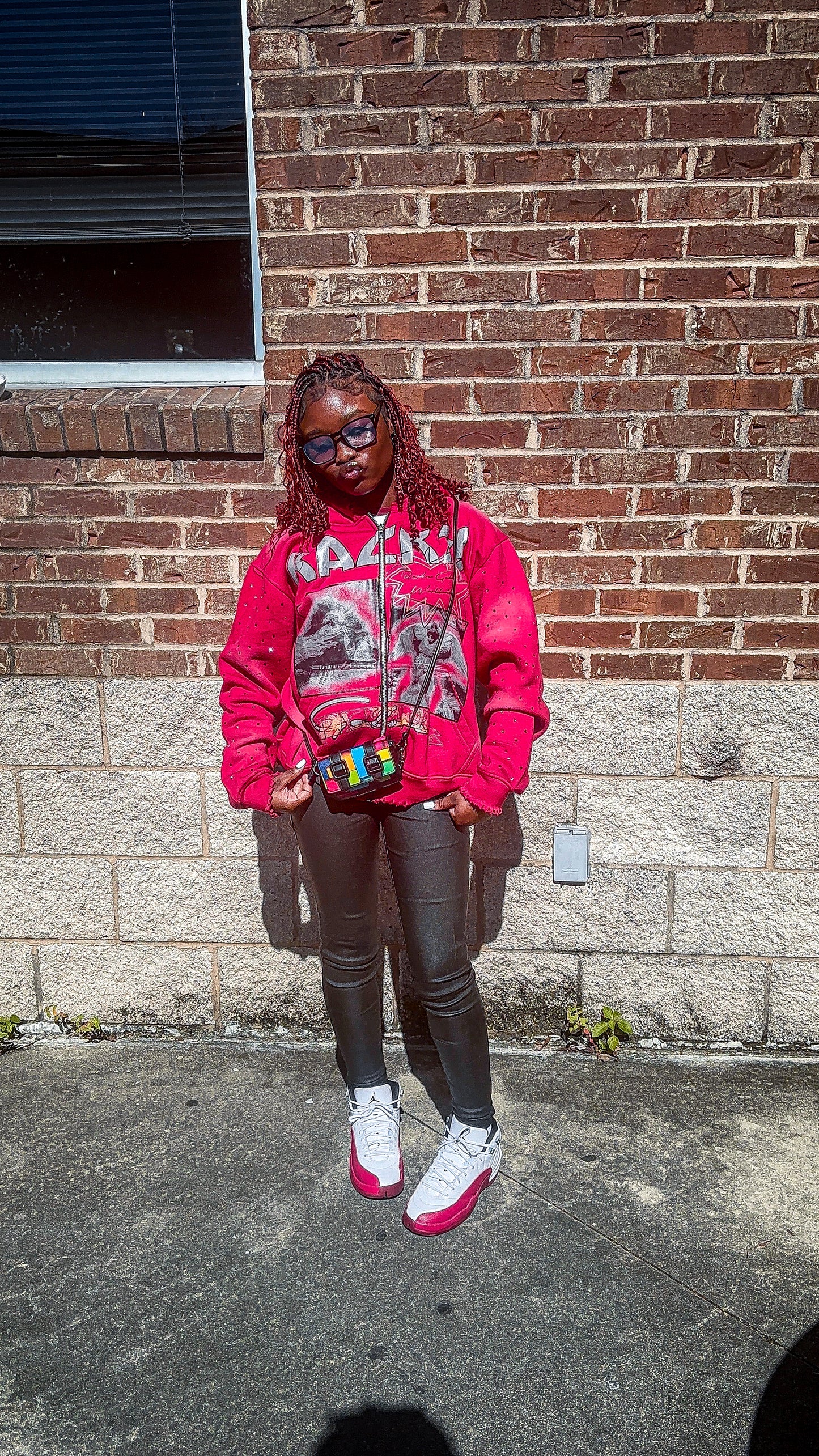 Racks Galore "Racks" Zip-Up Hoodie Red