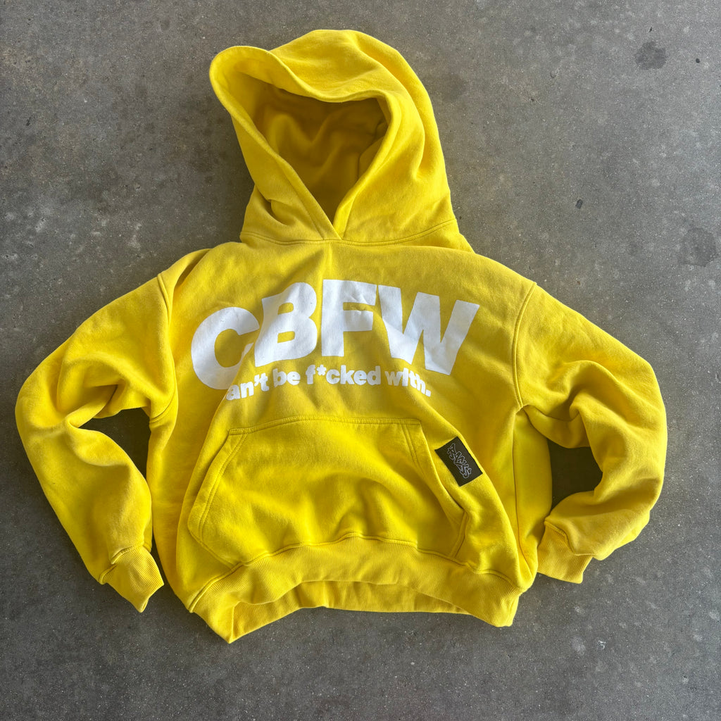 Racks Galore “CBFW” Hoodie Yellow