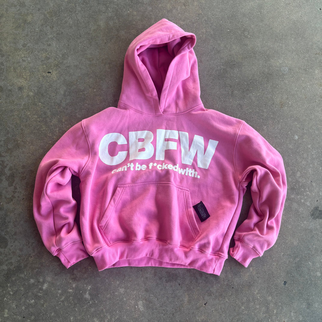Racks Galore “CBFW” Hoodie Pink