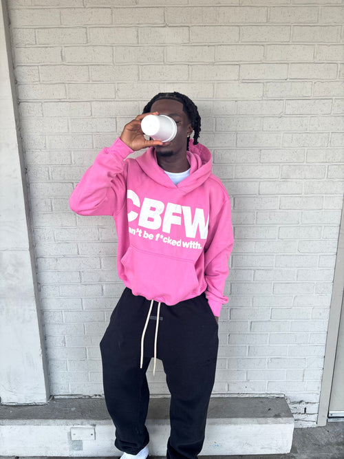 Racks Galore “CBFW” Hoodie Pink