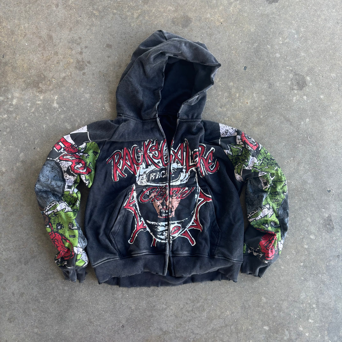 Racks Galore “RACER” Zip-up Black