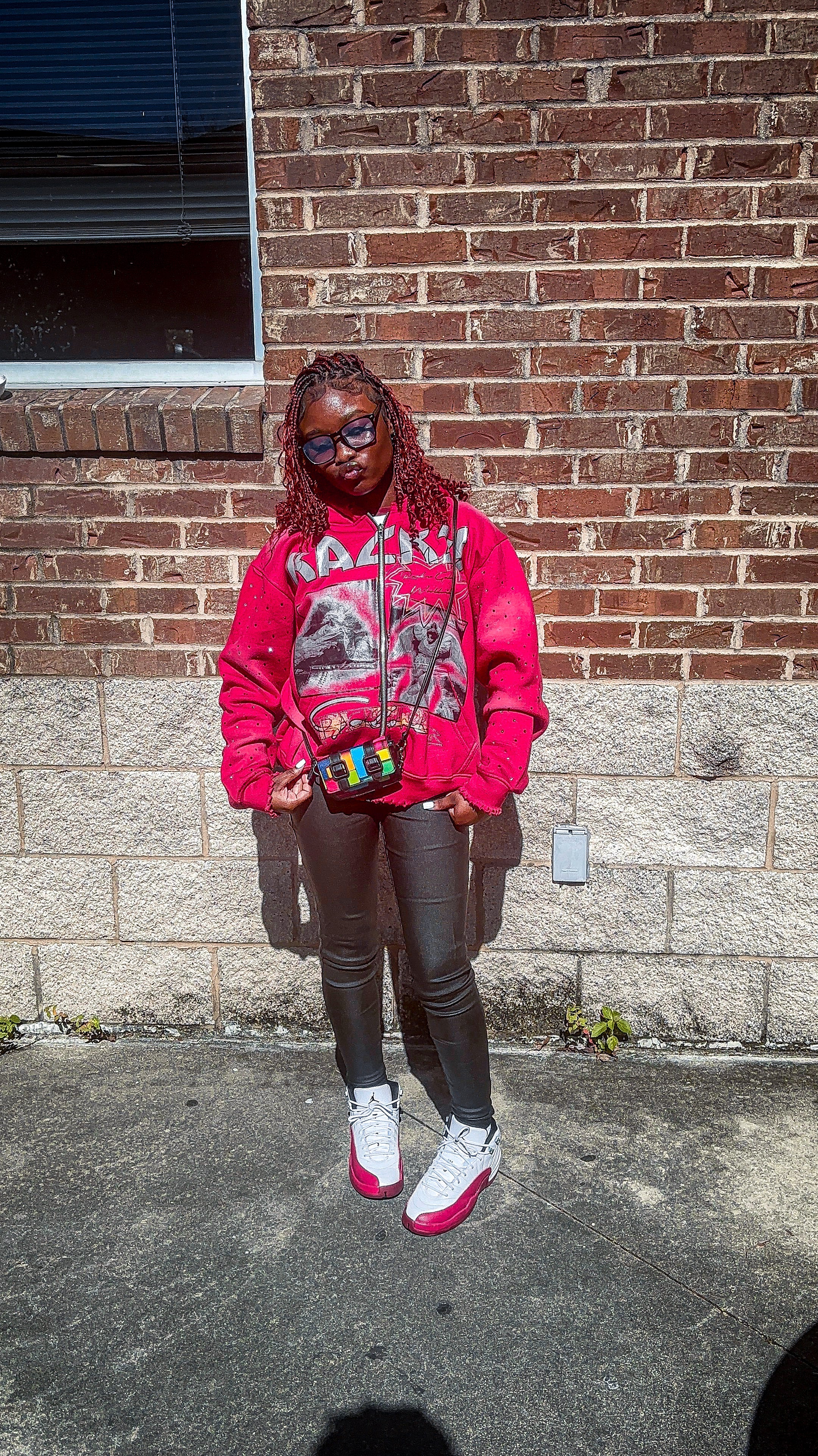 Racks Galore "Racks" Zip-Up Hoodie Red